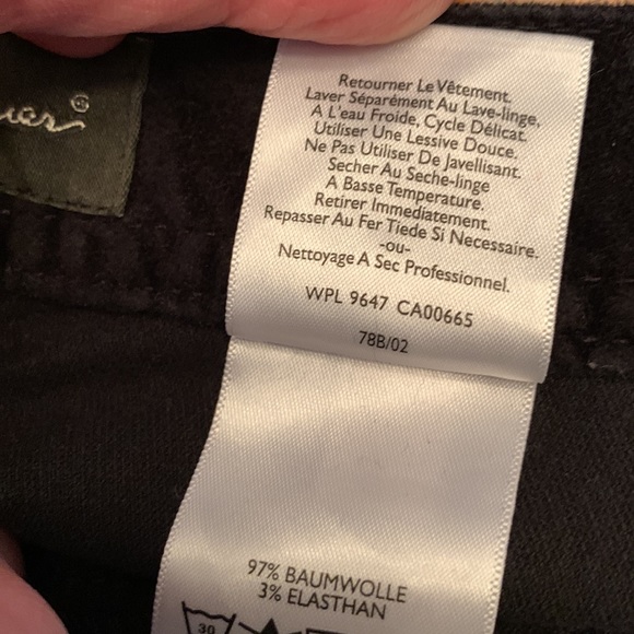 Eddie Bauer Black Velvet Pants size 4 - Picture 9 of 12